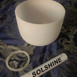 8in Crystal Singing Bowl